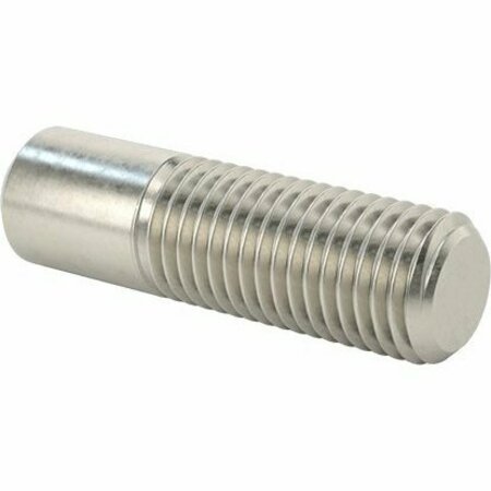 BSC PREFERRED 18-8 Stainless Steel Threaded on One End Stud 1-8 Thread Size 3-1/2 Long 97042A141